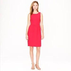 Tahari Shift Sleeveless Dress Bright Pink 8